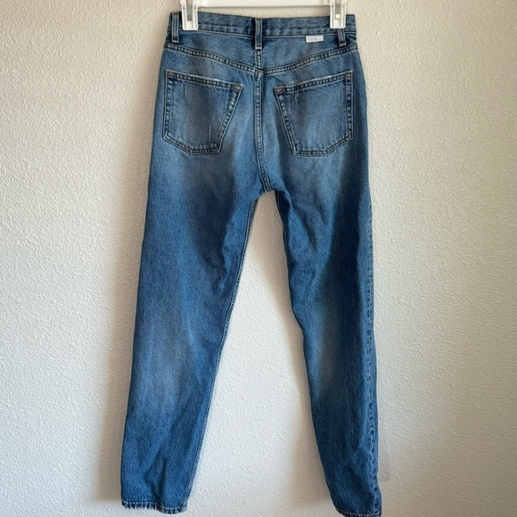 Boyish by Her 26 The Casey Crossover Asymmetrical in Rear Window Wash Jeans - Picture 10 of 12